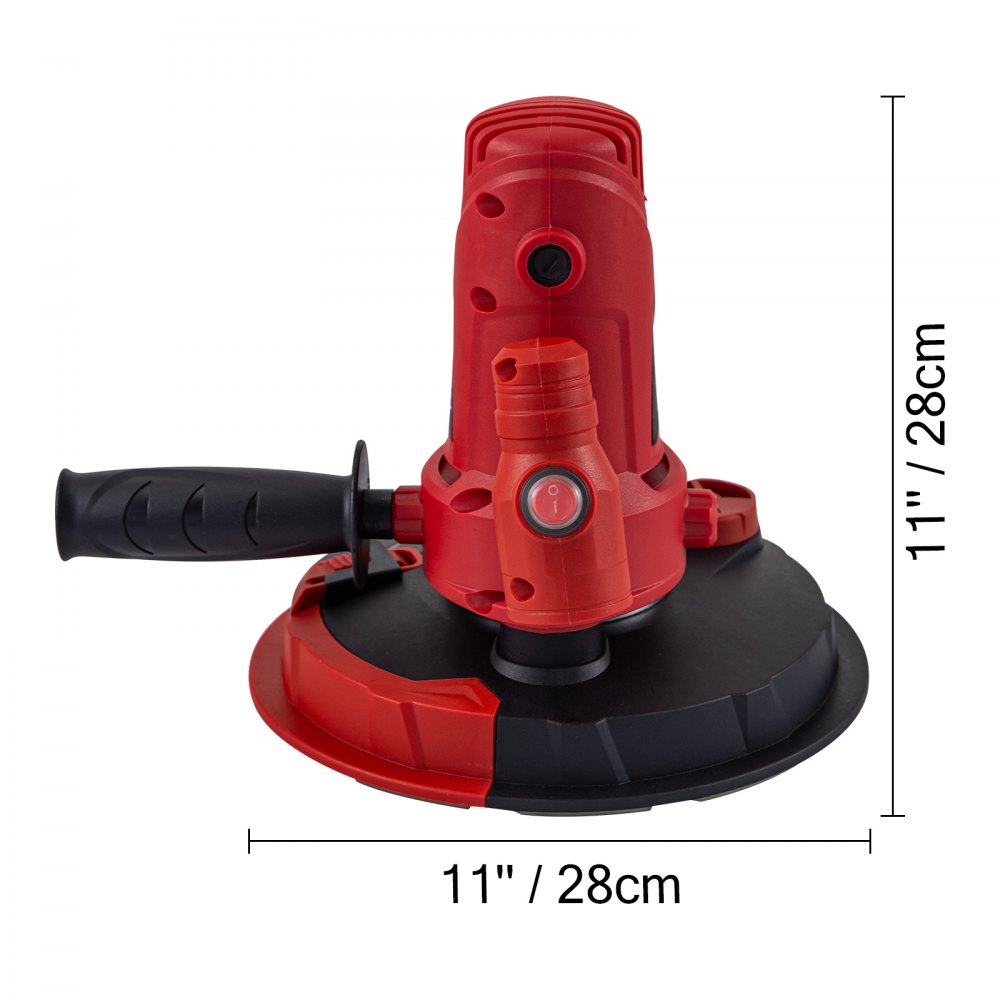 950w Lijadora De Pared Seca Hand Held Sander 180mm Dust Collection 3500rpm
