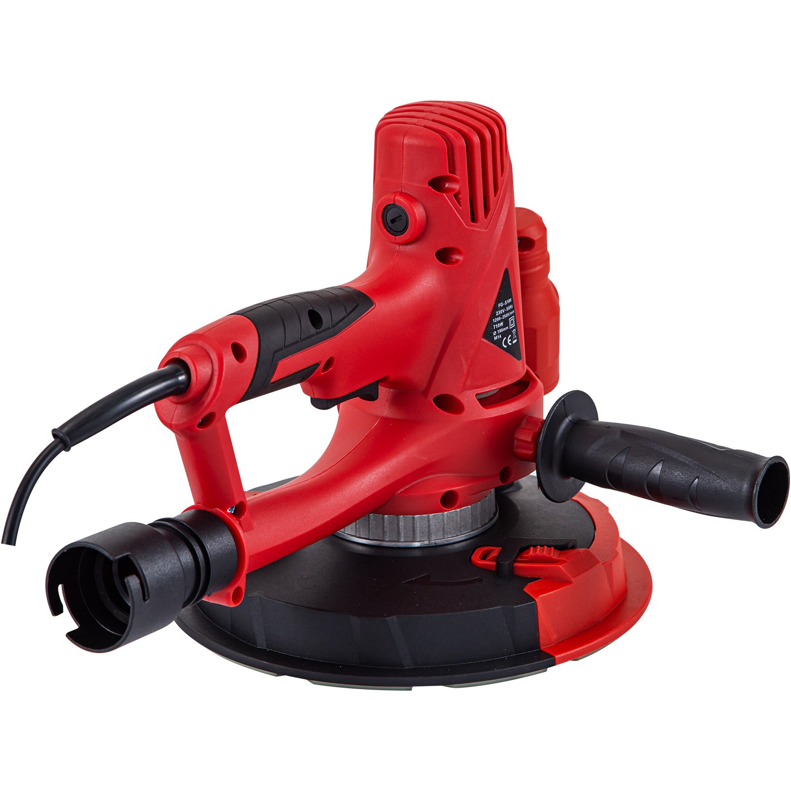 950w Lijadora De Pared Seca Hand Held Sander 180mm Dust Collection 3500rpm
