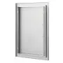 VEVOR Puerta de Acceso a Barbacoa Puerta de Cocina Exterior Simple de 432x610 mm Puerta Empotrada de Acero Inoxidable con Manija Empotrada para Isla de Barbacoa, Estación de Parrilla, Armario Exterior