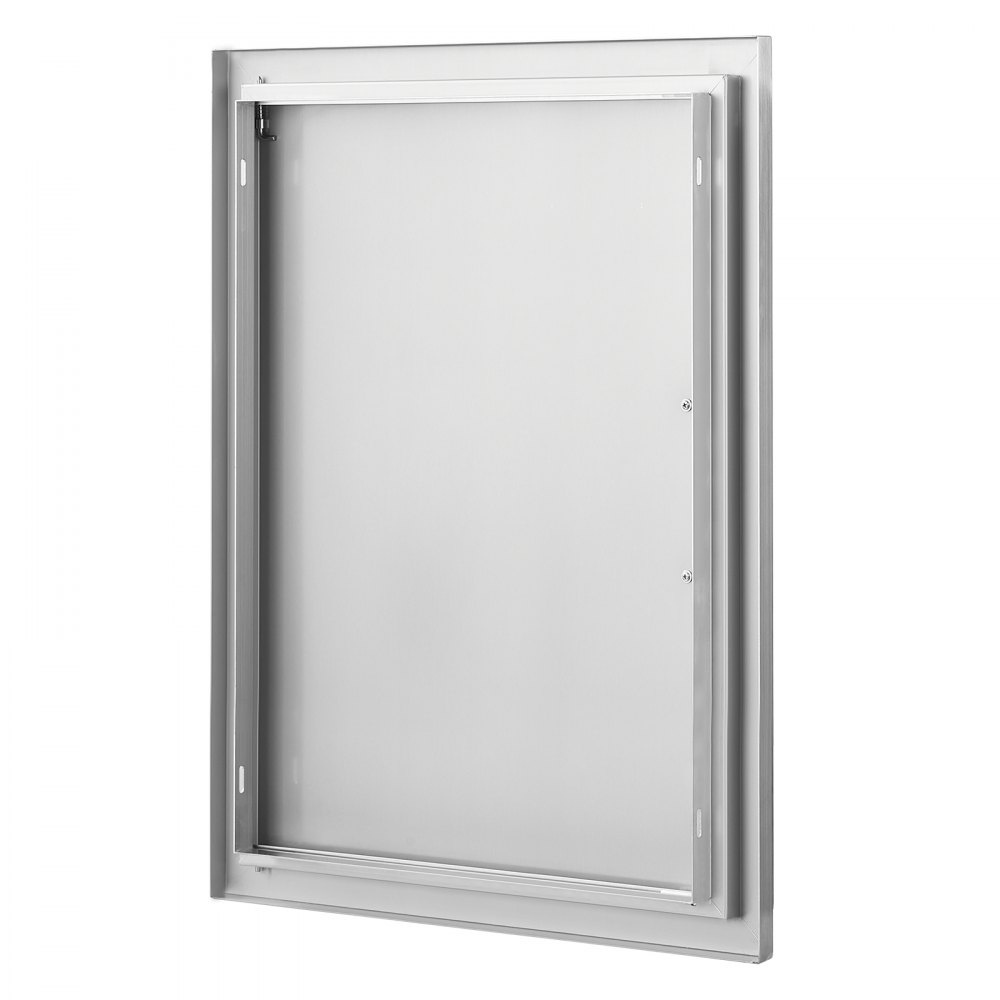 VEVOR Puerta de Acceso a Barbacoa Puerta de Cocina Exterior Simple de 508x686 mm Puerta Empotrada de Acero Inoxidable con Manija Empotrada para Isla de Barbacoa, Estación de Parrilla, Armario Exterior