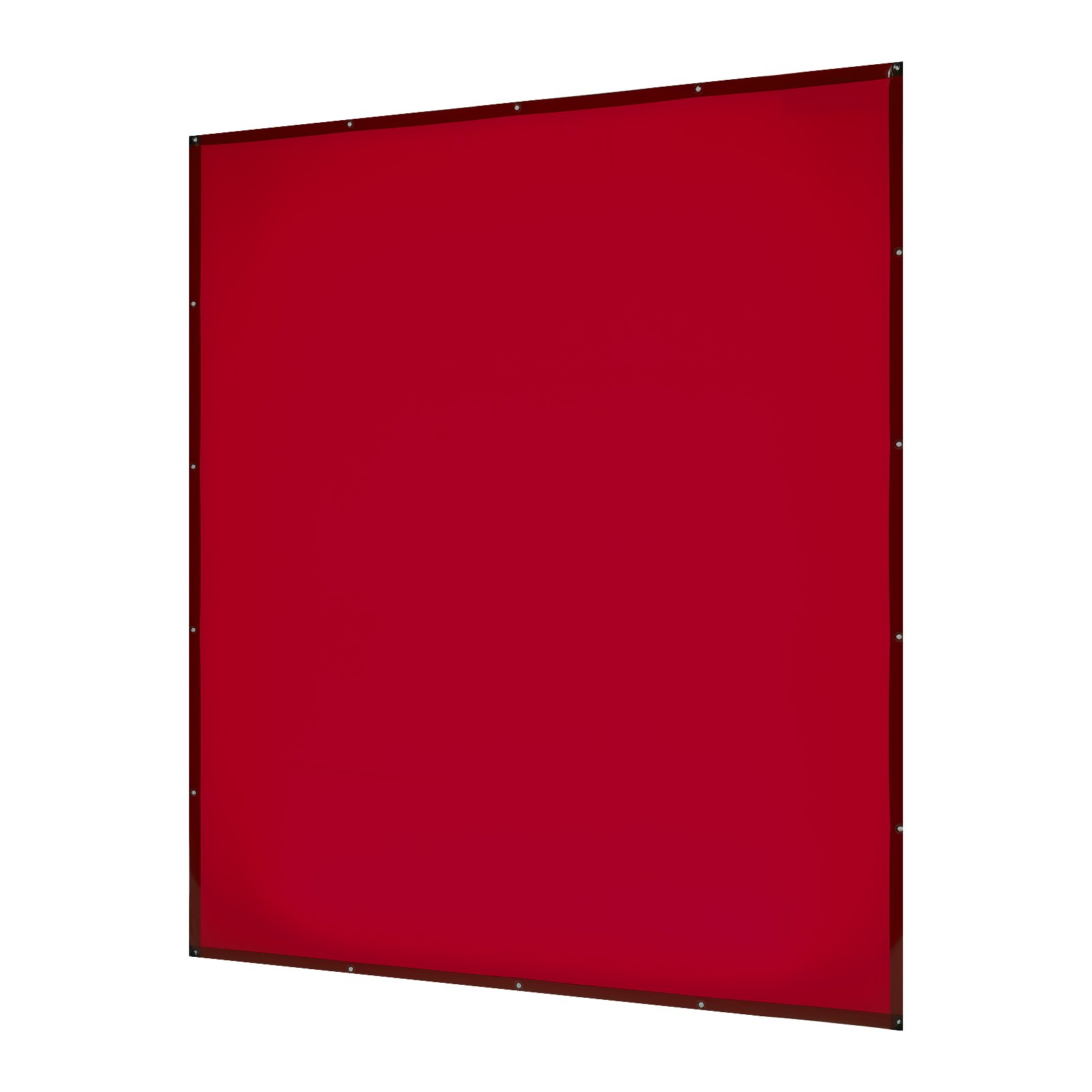 VEVOR Cortina de Soldadura, 1740 x 2340 mm, de Vinilo Ignífugo con 6 Niveles de Protección UV para Taller, Lugares de Trabajo al Aire Libre y Estructuras Temporales, Color Rojo, sin Marco, 2 uds