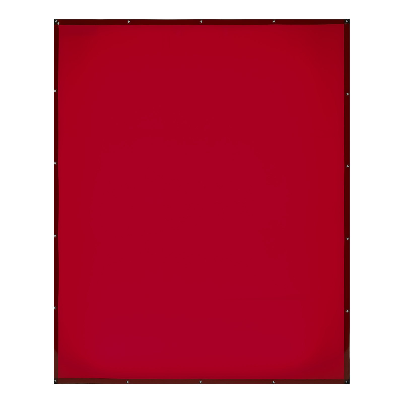 VEVOR Cortina de Soldadura, 1740 x 2340 mm, de Vinilo Ignífugo con 6 Niveles de Protección UV para Taller, Lugares de Trabajo al Aire Libre y Estructuras Temporales, Color Rojo, sin Marco, 2 uds