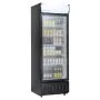VEVOR Refrigerador de Bebidas Comercial 345 L Refrigerador Vitrina Temperatura 0-10 °C Gabinete de Bebidas Refrigerado 5 Estantes Ajustables y Caja de Luz Personalizable para Tienda Supermercado Bar