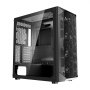 VEVOR Caja de PC Torre Completa con Panel de Alto Flujo de Aire 3 Ventiladores PWM de 140 mm Gestión de Cables Compatible con GPU de Hasta 410 mm de Longitud Compatible con E-ATX/ATX/M-ATX/ITX