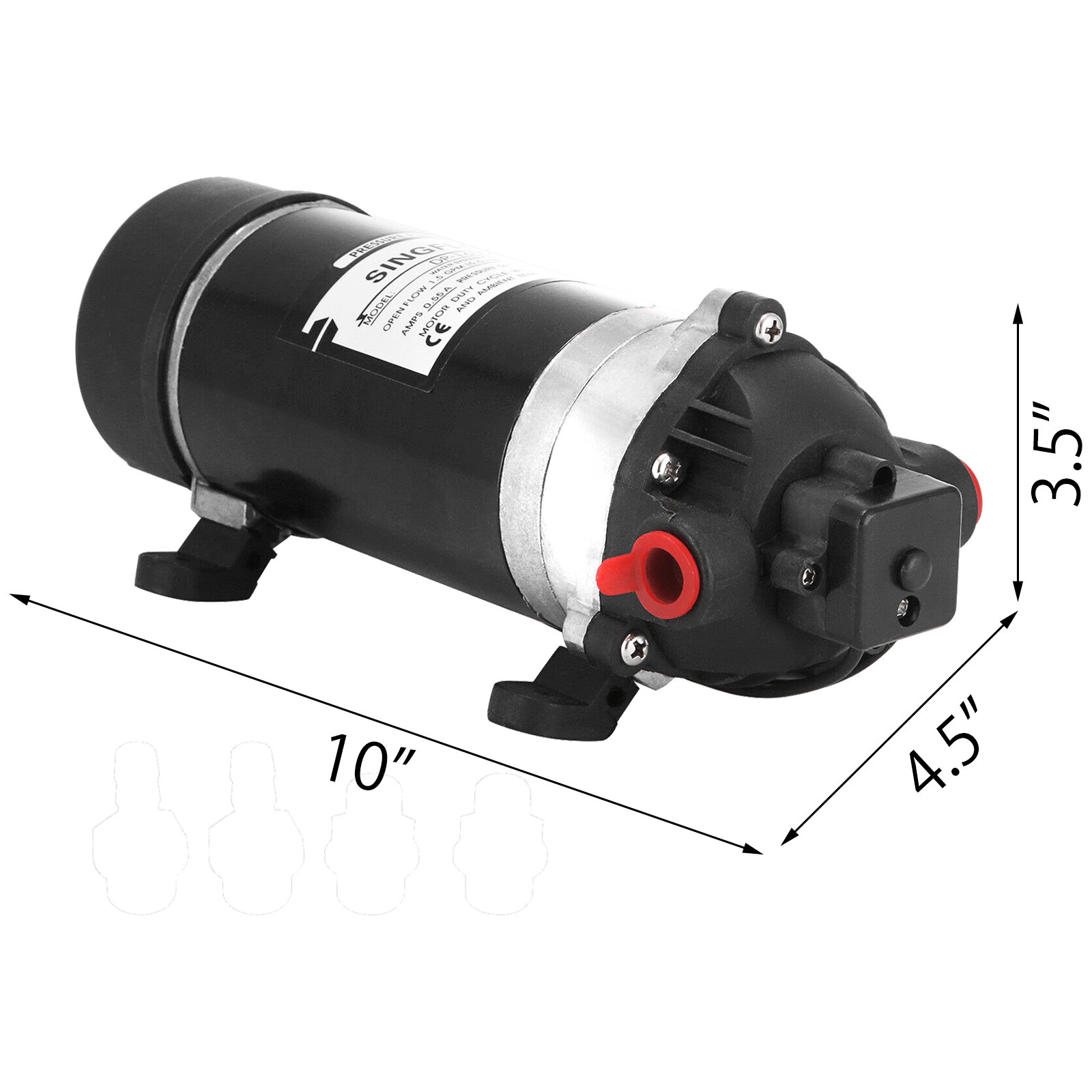 Dp-160s 160psi Bomba De Diafragma Bomba De Agua De Alta Presión 17 L/min