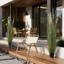 VEVOR Artificial Grass Plant, 2 Pack 1499mm Faux Reed Flower Grass in Pot, Premium PVC Fake Greenery Shrubs Plant for Indoor Outdoor House Home Garden Office Room Décor, Housewarming, Green