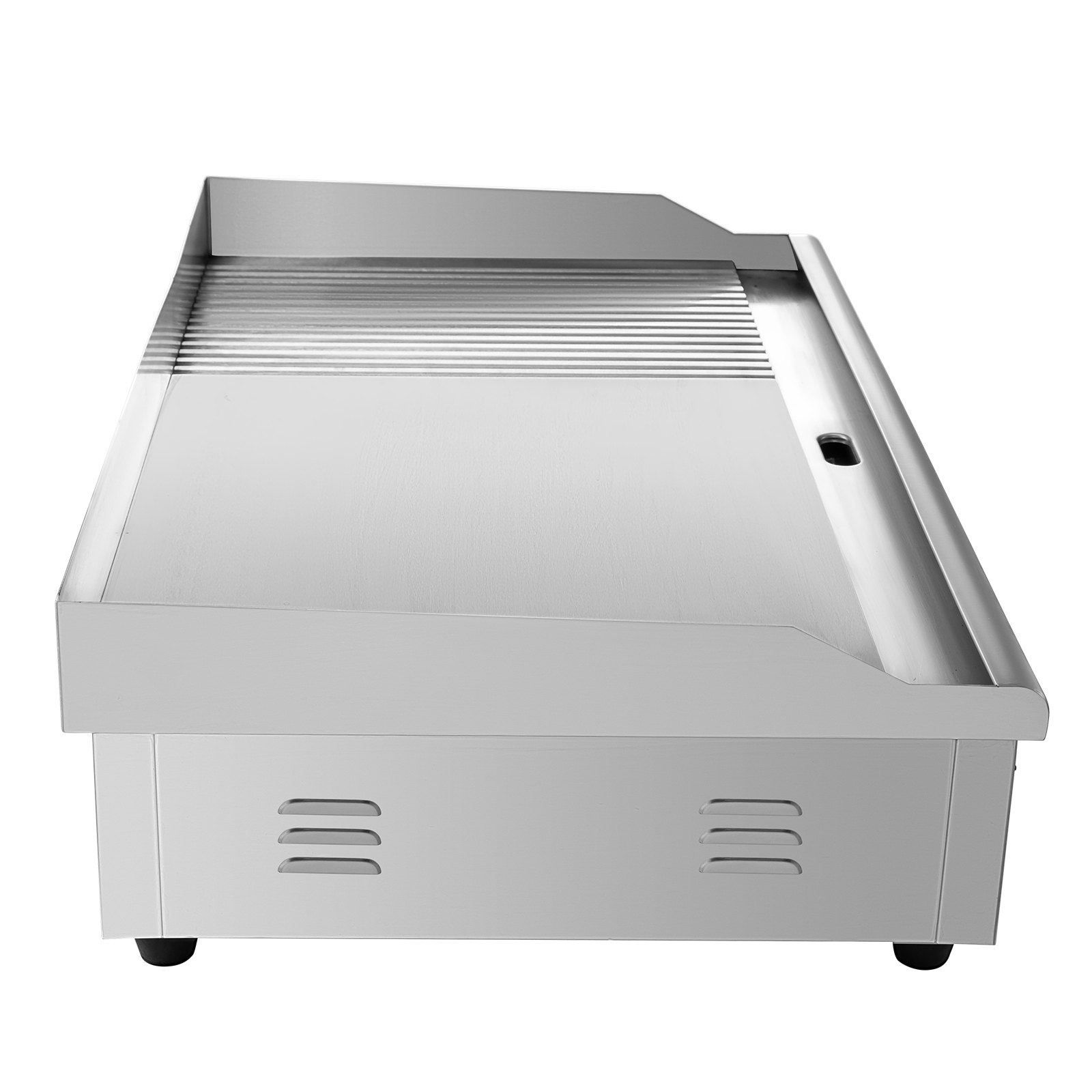 Parrilla Eléctrica Y Plana Con Ranuras 30" Para Parrilla Comercial