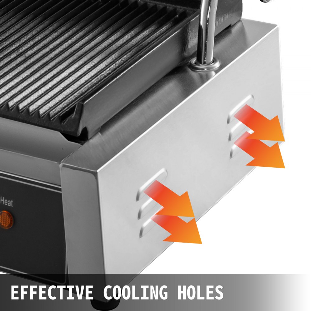 Parrilla Eléctrica Para Sándwich Fabricante De Prensa 1800w Tostadora Y Panini