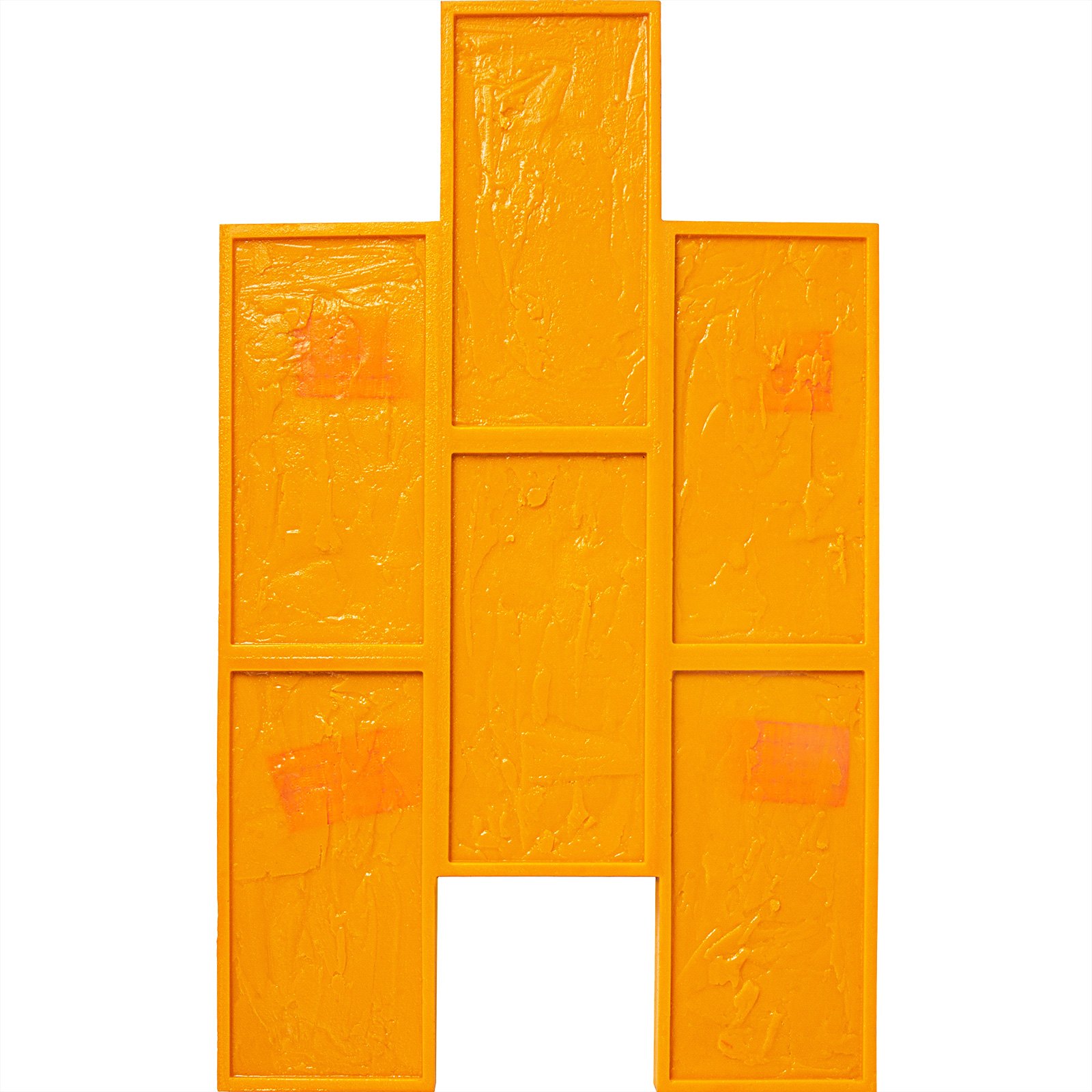 Vevor Molde Hormigón Impreso Poliuretano 12 - 25 Mm 50 X 20 Cm 1 Pieza Amarillo