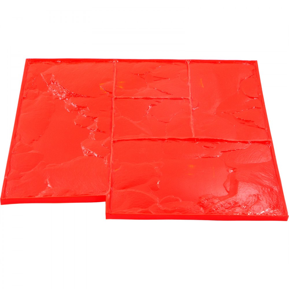 Vevor Moldes De Hormigón Impreso Poliuretano 60,9 X 60,9 Cm 12 - 25 Mm 1 Pieza