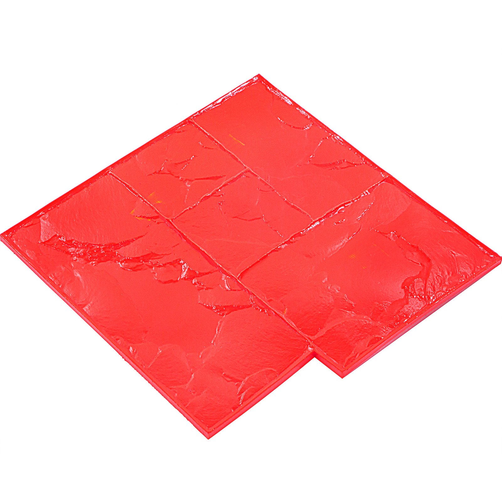 Vevor Moldes De Hormigón Impreso Poliuretano 60,9 X 60,9 Cm 12 - 25 Mm 1 Pieza