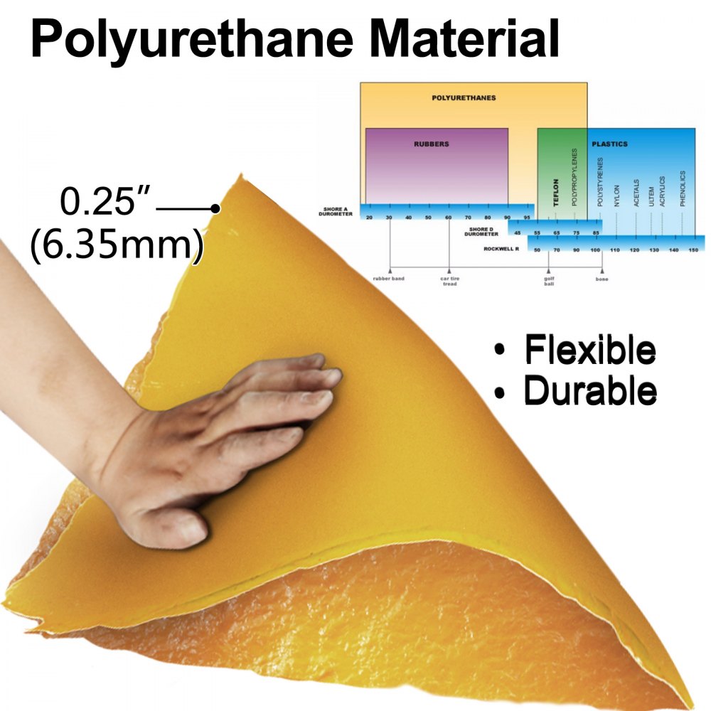 Vevor Molde Suelo Estampado Cemento Sintético Piedra Textura Sello 91,4x91,4cm