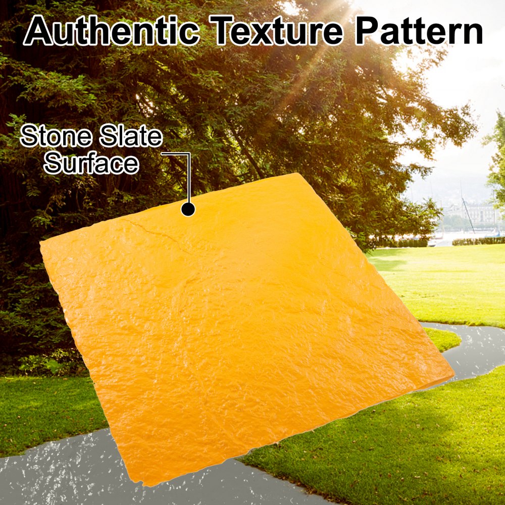 Vevor Molde Suelo Estampado Cemento Sintético Piedra Textura Sello 91,4x91,4cm
