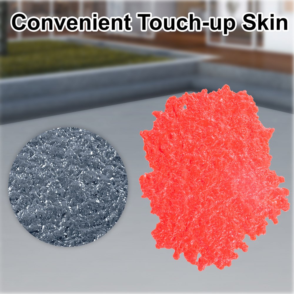 Vevor Moldes De Hormigón Impreso Poliuretano 91,4 X 91,4 Cm 6,35 Mm 1 Pieza Azul