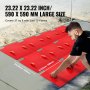 VEVOR Alfombrilla para Sellos de Hormigón 590x590 mm Sello de Poliuretano, Rojo