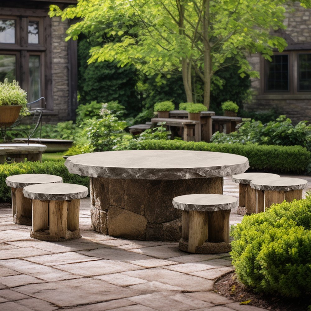 VEVOR Sellos de Hormigón 2288x78 mm Alfombrilla de Poliuretano Rectangular con Textura para Baldosas de Piedra para Suelos de Pizarra, Piel Texturizada de Hormigón para Decoración de Exteriores, Azul