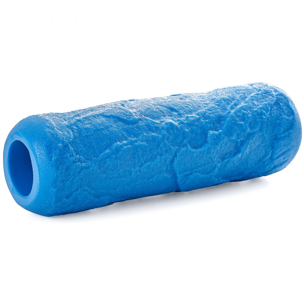 VEVOR Rodillo de Poliuretano para Sellos de Hormigón 217x71 mm para Texturas de Baldosas de Piedra Impresión de Suelos de Pizarra sin Costuras para Texturizar Hormigón, Decoración de Exteriores, Azul