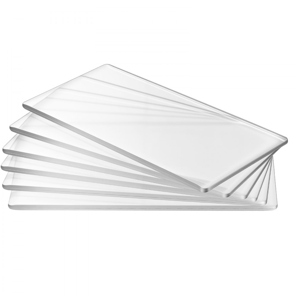 VEVOR Almohadillas de Corte para Troquelado 6 Piezas, 170 x 80 x 2,5 mm, Placas de Corte de Plástico, Compatible con Máquina de Troquelado y Estampado KM-1830 de VEVOR, para Scrapbooking Manualidades