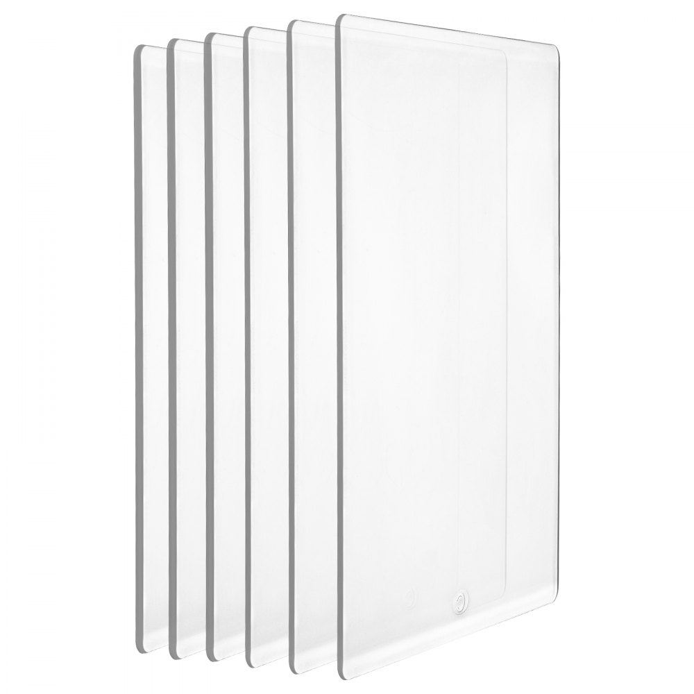 VEVOR Almohadillas de Corte para Troquelado 6 Piezas, 225 x 156 mm, Placas de Corte de Policarbonato, Compatible con Máquina de Troquelado y Estampado KM-1860 de VEVOR, para Manualidades Scrapbooking