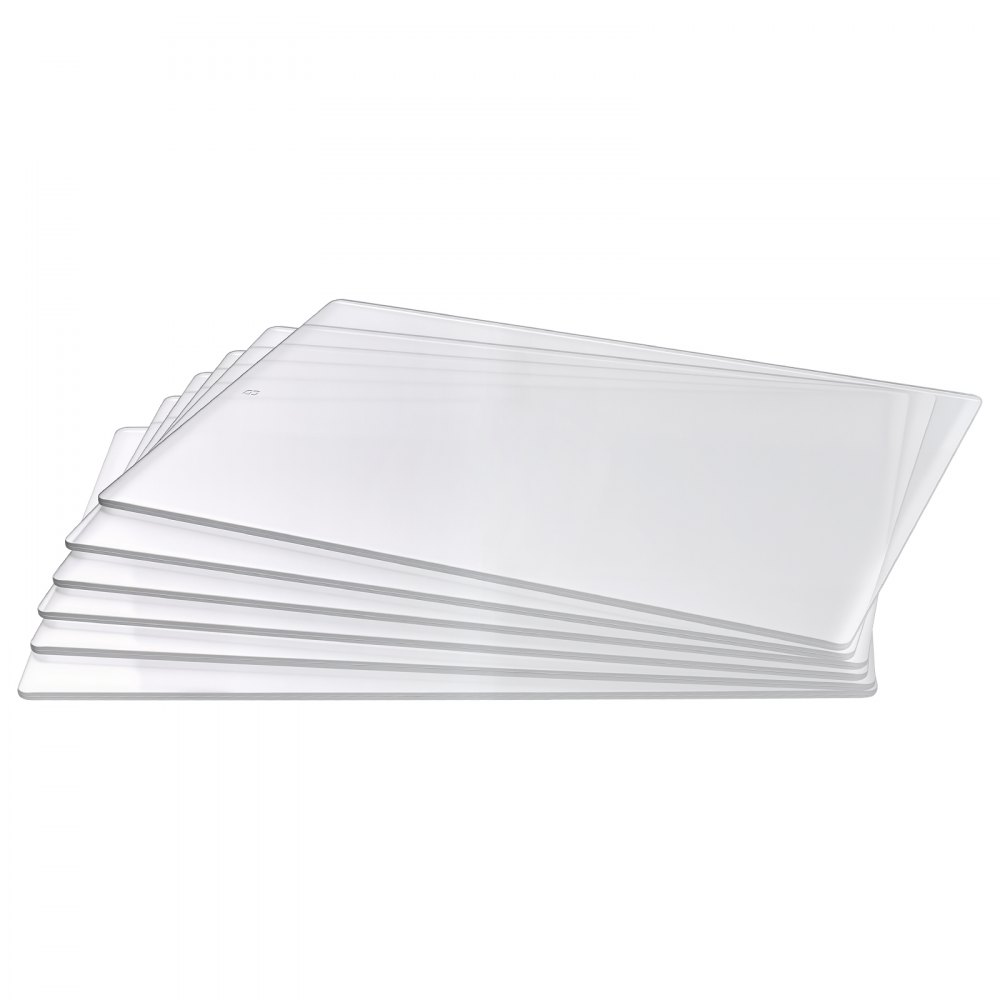 VEVOR Almohadillas de Corte para Troquelado 6 Piezas, 308 x 216 x 3 mm, Placas de Corte de Plástico, Compatible con Máquina Troqueladora Estampadora KM-1885 de VEVOR, para Scrapbooking Manualidades