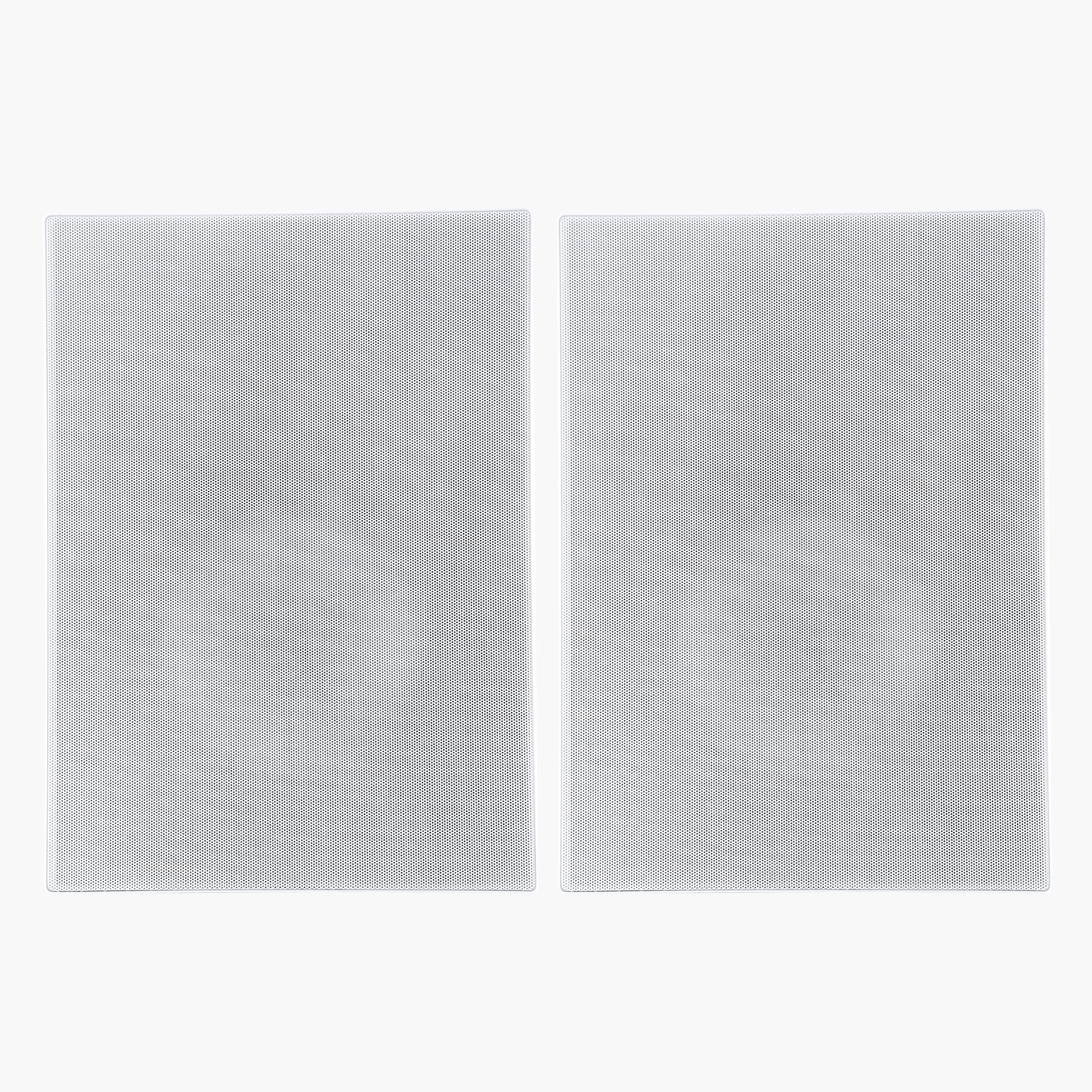 VEVOR Altavoces de Pared 203,2 mm 1 Par, Sistema de Altavoces Empotrables para Pared, con Rejilla Pintable, Sonido Hi-Fi, Potencia Máxima de 200 W, Rectangulares, para Sala de Estar, Cine en Casa