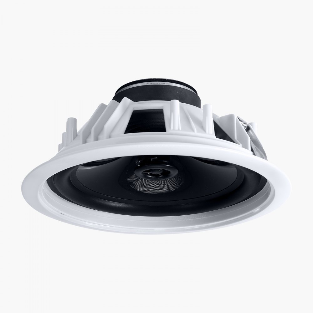 VEVOR Altavoces de Techo 203,2 mm, Sistema de Altavoces para Techo con Amplificador y Bluetooth, Montaje Empotrado con Cable, para Sala de Estar, Cine en Casa, Comedor, Balcón Cubierto, 1 Par