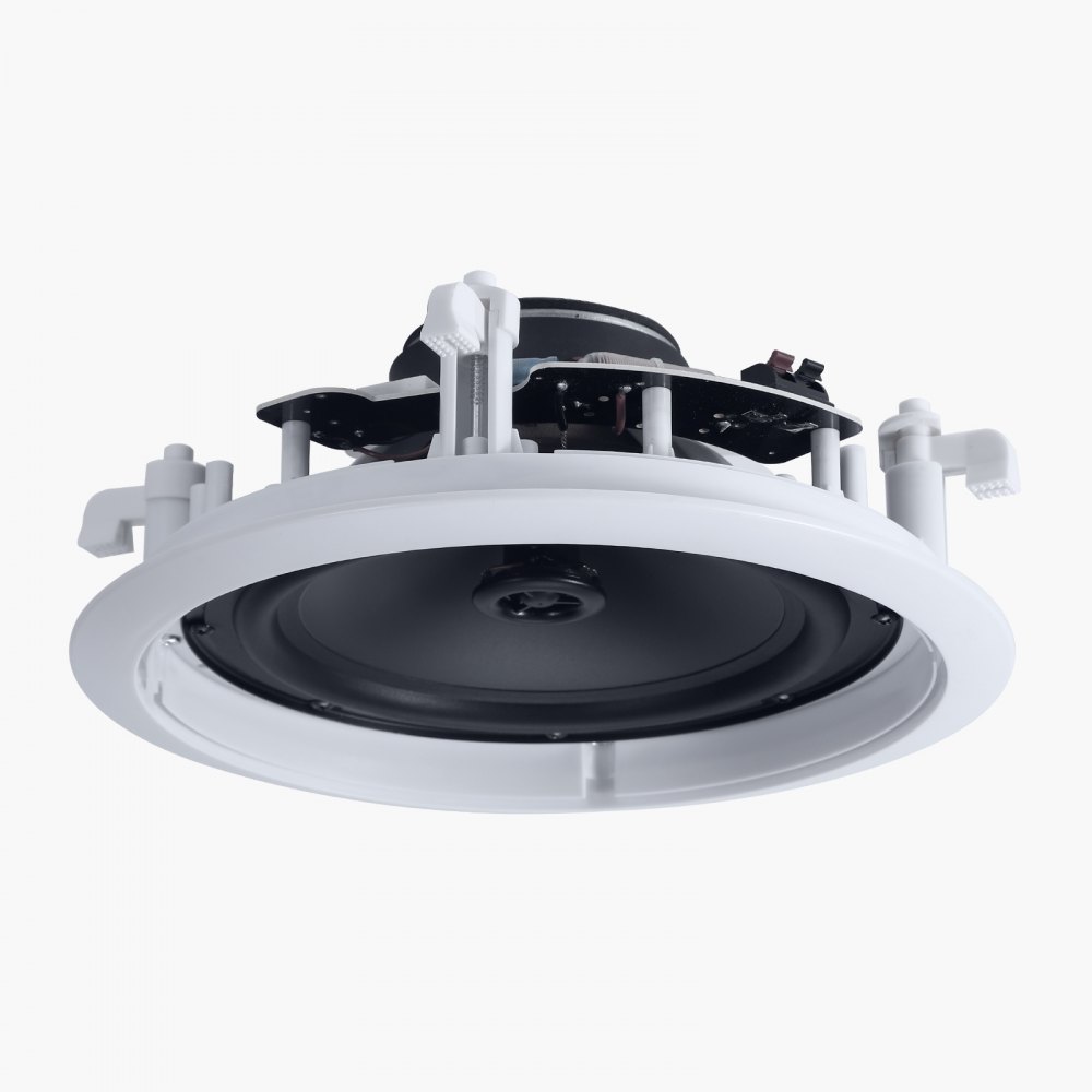 VEVOR Altavoces de Techo 203,2 mm 1 Par, Sistema de Altavoces para Techo, Potencia Máxima de 150 W, Sonido Hi-Fi, Montaje Empotrado, para Sala de Estar, Cine en Casa, Comedor, Balcón Cubierto