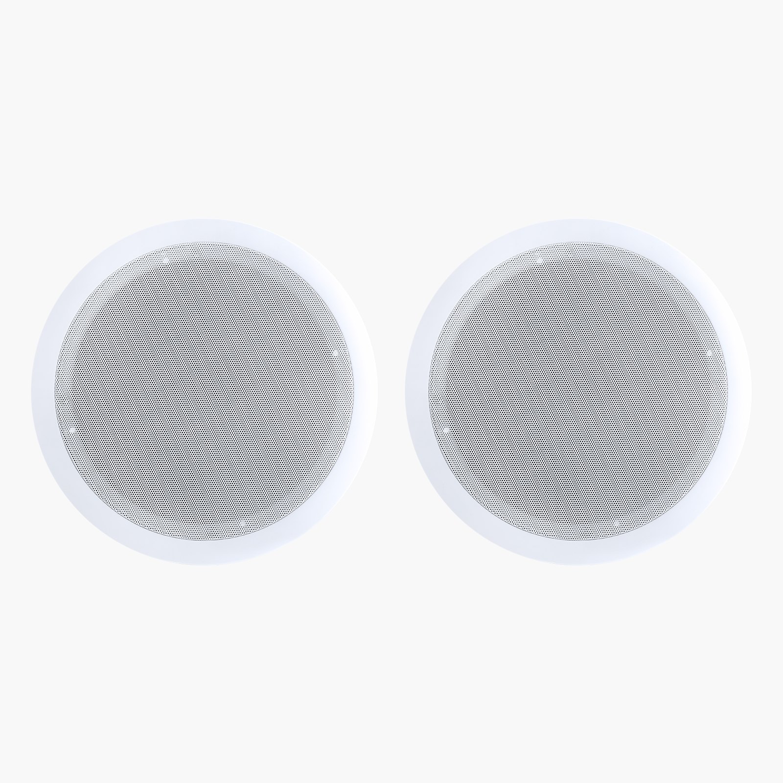 VEVOR Altavoces de Techo 203,2 mm 1 Par, Sistema de Altavoces para Techo, Potencia Máxima de 150 W, Sonido Hi-Fi, Montaje Empotrado, para Sala de Estar, Cine en Casa, Comedor, Balcón Cubierto