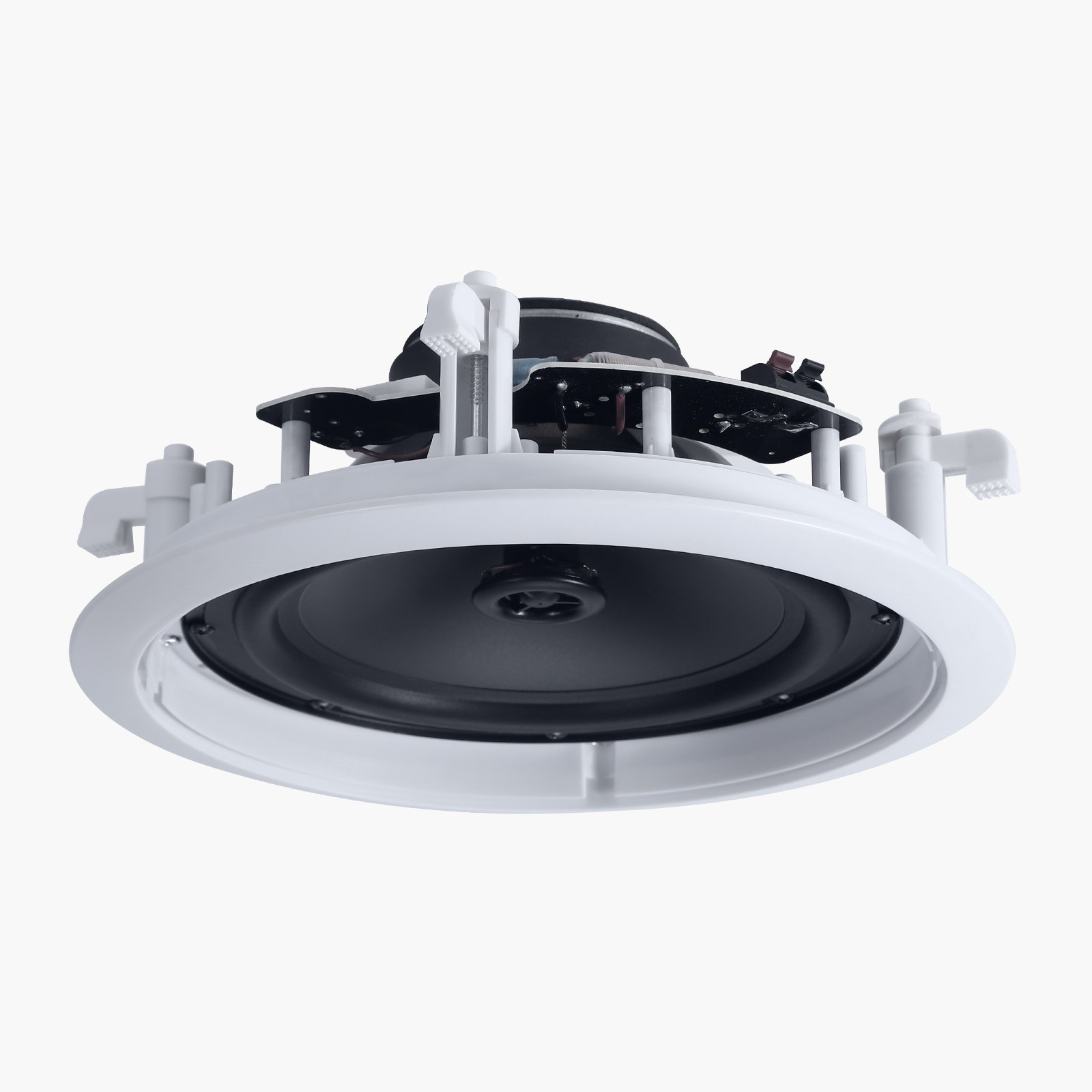 VEVOR Altavoces de Techo 203,2 mm 1 Par, Sistema de Altavoces para Techo, Potencia Máxima de 150 W, Sonido Hi-Fi, Montaje Empotrado, para Sala de Estar, Cine en Casa, Comedor, Balcón Cubierto