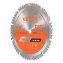 VEVOR Circular Saw Blade, 254 mm Diameter, 50 Sharp Alloy Teeth, 15.875 mm Arbor, Fine Finish, Wood Cutting Blade for Circular Saw, with Noise-Reducing Heat Vents, for Cutting Plywood, OSB, Hardwood