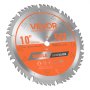 VEVOR Circular Saw Blade, 254 mm Diameter, 50 Sharp Alloy Teeth, 15.875 mm Arbor, Fine Finish, Wood Cutting Blade for Circular Saw, with Noise-Reducing Heat Vents, for Cutting Plywood, OSB, Hardwood
