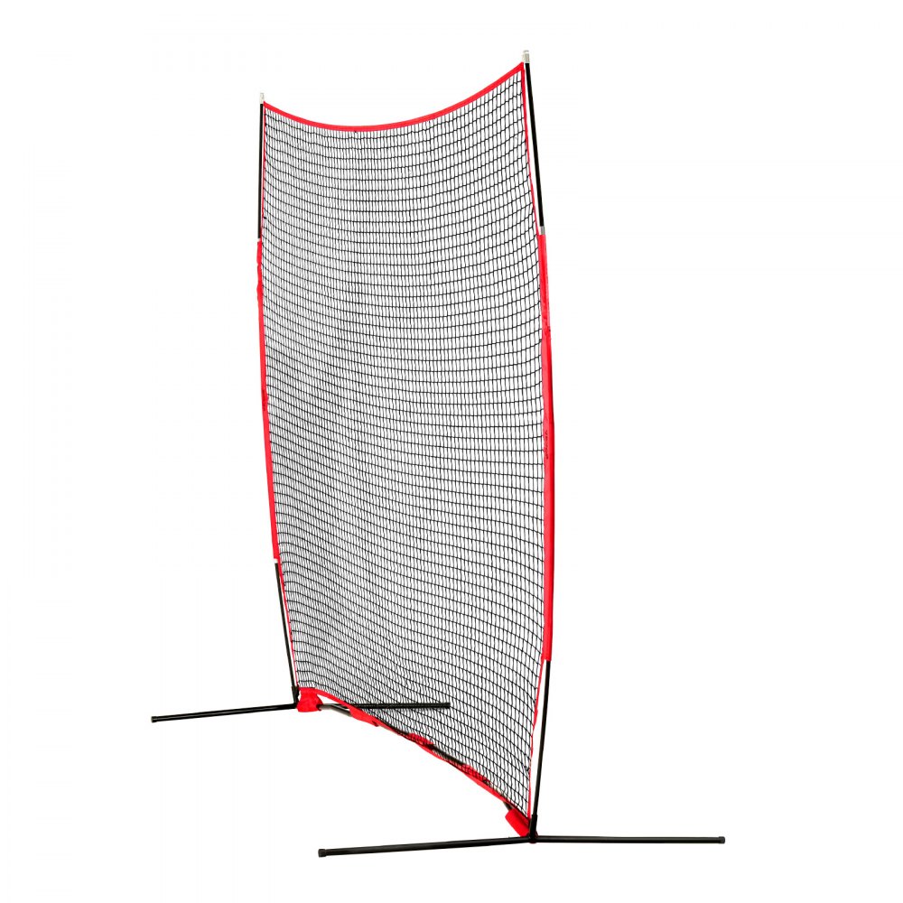 VEVOR Red de Barrera para Barricada, Red de Barrera deportiva de 3930x1400x2750mm Equipo de Práctica Portátil con Bolsa de Transporte,  Red de Protección para Entrenamiento de Béisbol, Softball
