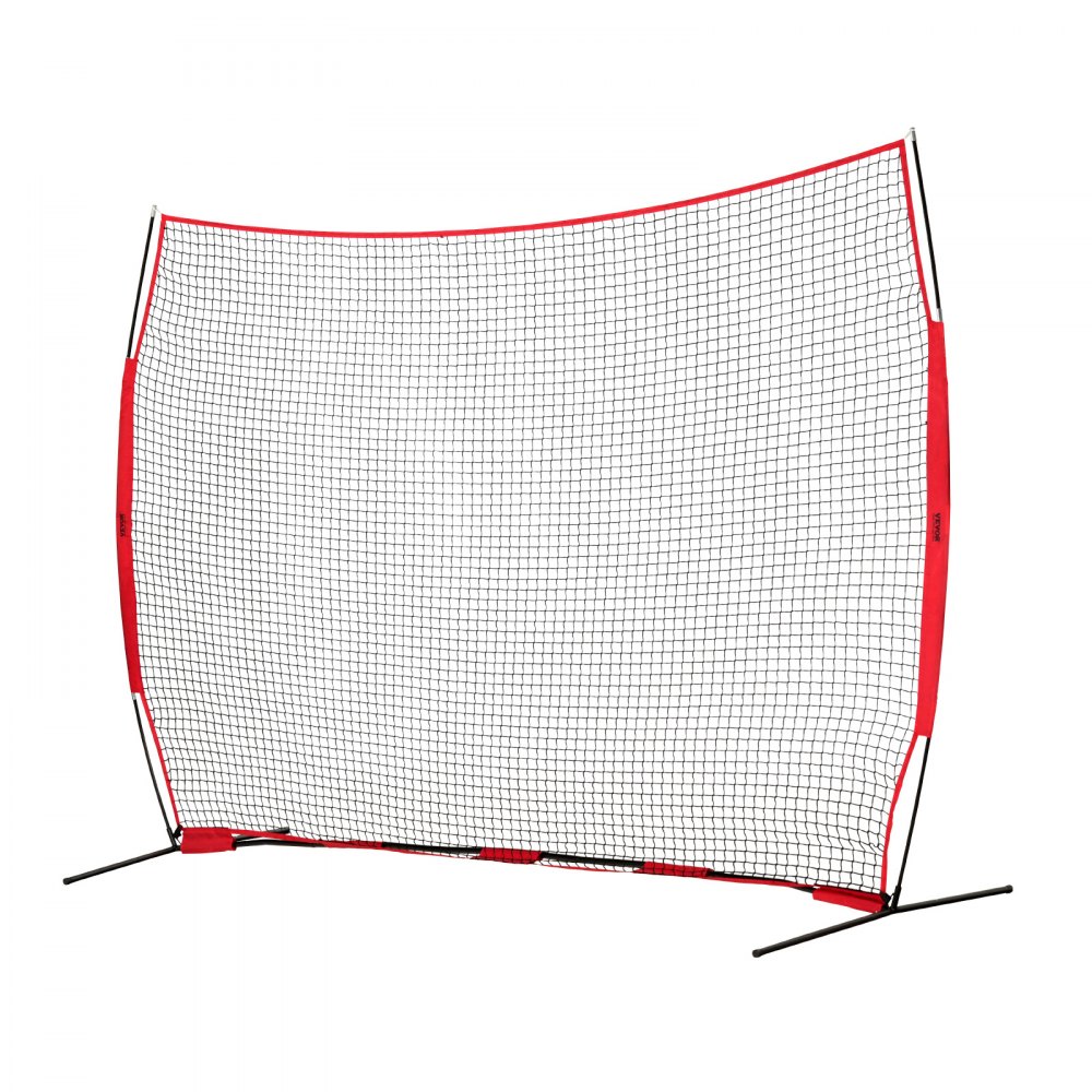 VEVOR Red de Barrera para Barricada, Red de Barrera deportiva de 3930x1400x2750mm Equipo de Práctica Portátil con Bolsa de Transporte,  Red de Protección para Entrenamiento de Béisbol, Softball