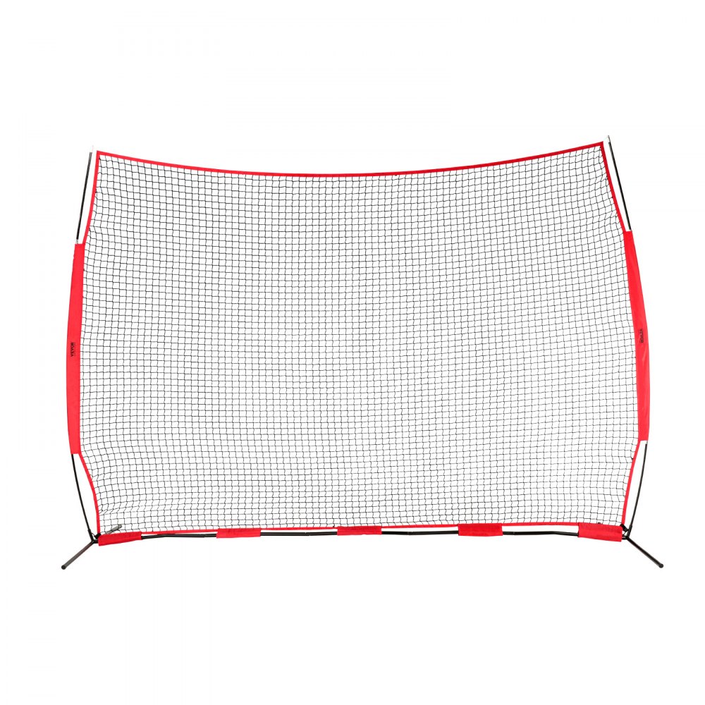 VEVOR Red de Barrera para Barricada, Red de Barrera deportiva de 3930x1400x2750mm Equipo de Práctica Portátil con Bolsa de Transporte,  Red de Protección para Entrenamiento de Béisbol, Softball