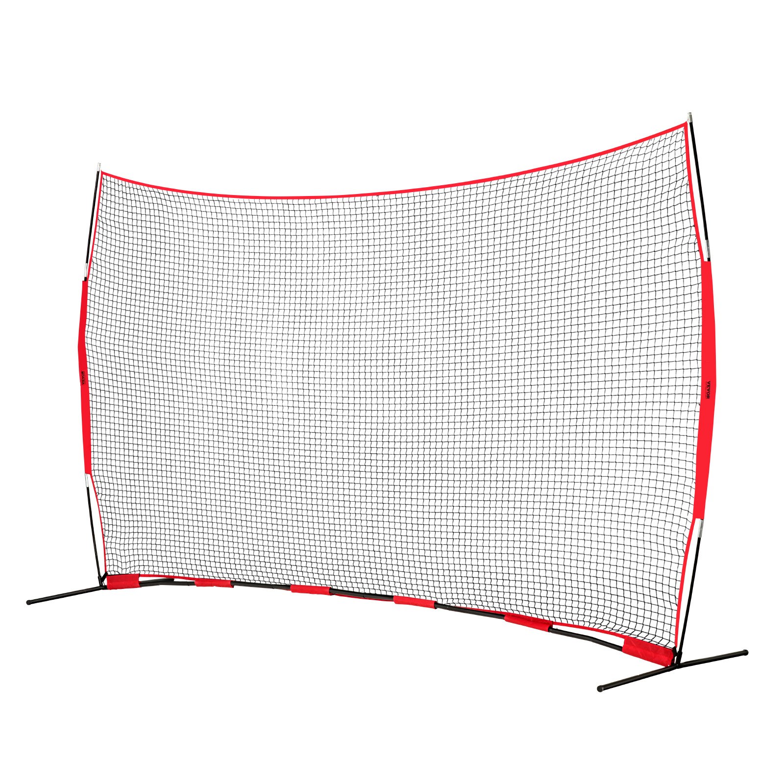 VEVOR Red de Barrera para Barricada, Red de Barrera deportiva de 5070x1400x3120 mm Equipo de Práctica Portátil con Bolsa de Transporte,  Red de Protección para Entrenamiento de Béisbol, Softball