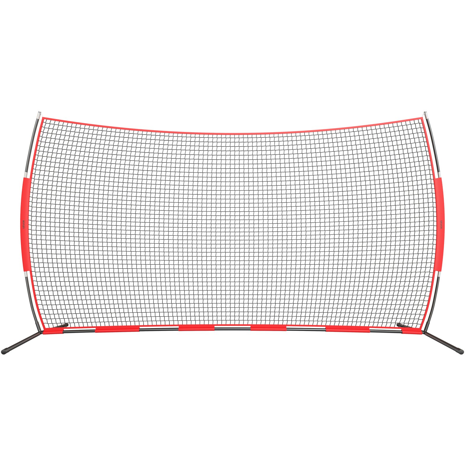 VEVOR Red de Barrera para Barricada, Red de Barrera deportiva de 6200x1400x3140mm Equipo de Práctica Portátil con Bolsa de Transporte,  Red de Protección para Entrenamiento de Béisbol, Softball