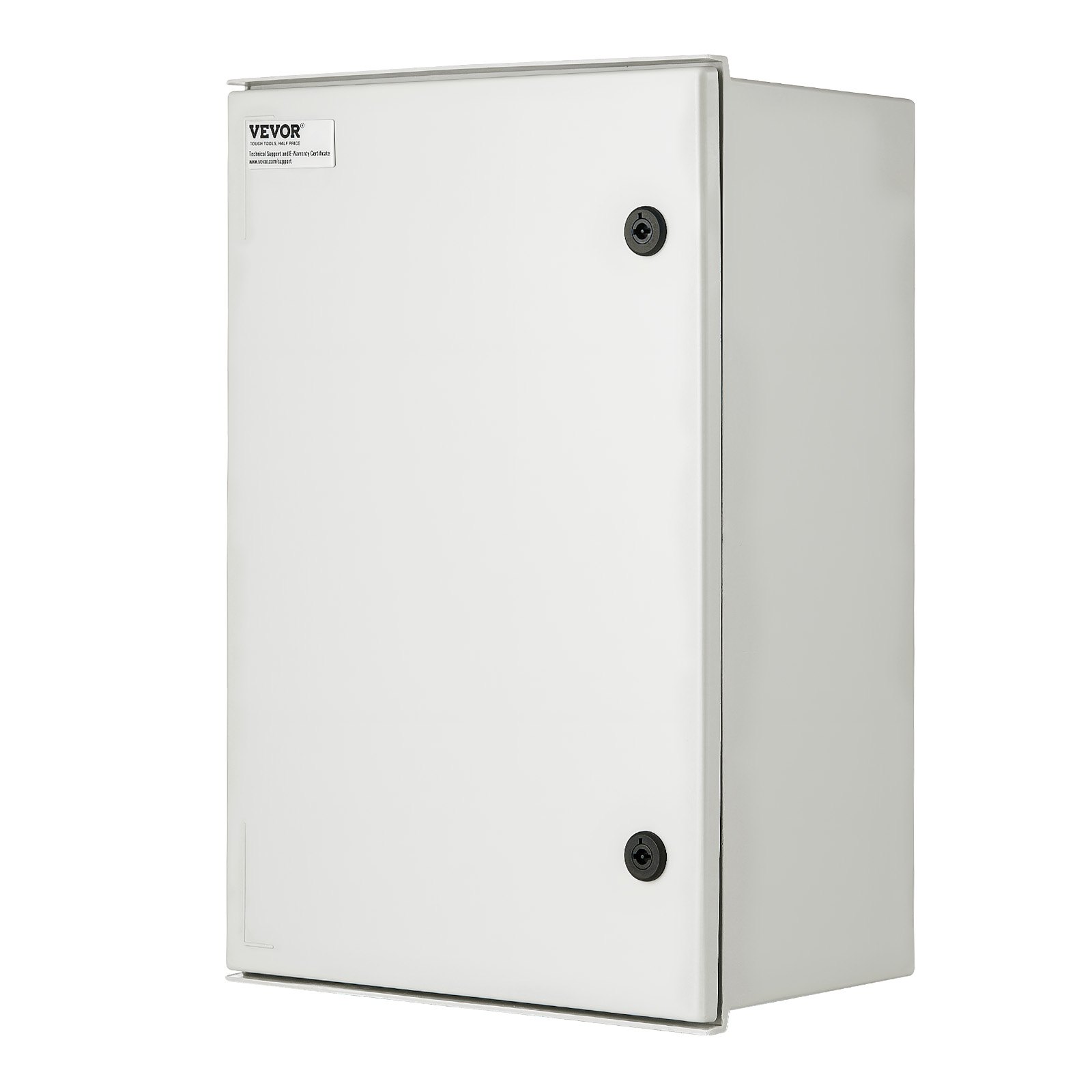 VEVOR NEMA steel enclosure, 600x400x230 mm, NEMA 4X fiberglass electrical box, IP66 waterproof and dustproof, electrical junction box for indoor and outdoor use, with mounting plate
