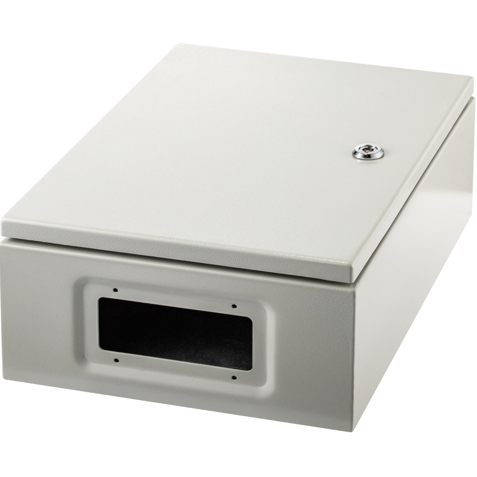 VEVOR Caja Eléctrica de Acero al Carbono 16"x12"x6" IP66 Recubrimiento de Polvo