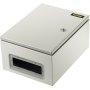 VEVOR Caja NEMA de Acero al Carbono 40 x 30 x 20 cm Caja de Gabinete Eléctrico NEMA 4X IP66 a Prueba de Agua y Polvo Caja de Conexiones Eléctricas para Exteriores e Interiores con Placa de Montaje