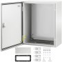 Caja eléctrica de acero del recinto de la caja eléctrica de VEVOR 50x40x25 cm acero de carbono IP65