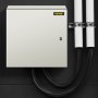 VEVOR NEMA industrial enclosure, 50 x 50 x 15 cm NEMA 4X steel distribution cabinet, IP66 waterproof and dustproof, electrical junction box for indoor/outdoor use, with mounting plate