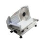 VEVOR Cortafiambres Eléctrico 150 W, Cortadora de Fiambre con Cuchilla Afilada de 170 mm, Velocidad de Corte de 65 a 90 RPM, Grosor Ajustable de 0 a 15 mm, para Carne Congelada, Jamón, Baguette