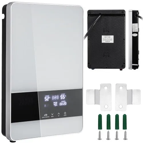 Calentador De Agua Eléctrico Instantáneo 24kw Luz Indicadora Caja Fuerte