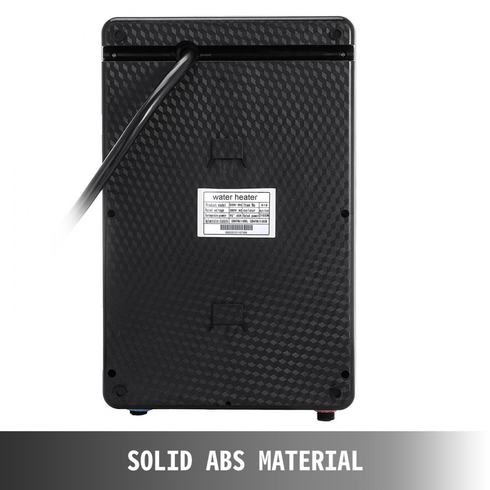 Calentador De Agua Eléctrico Instantáneo 24kw Luz Indicadora Caja Fuerte