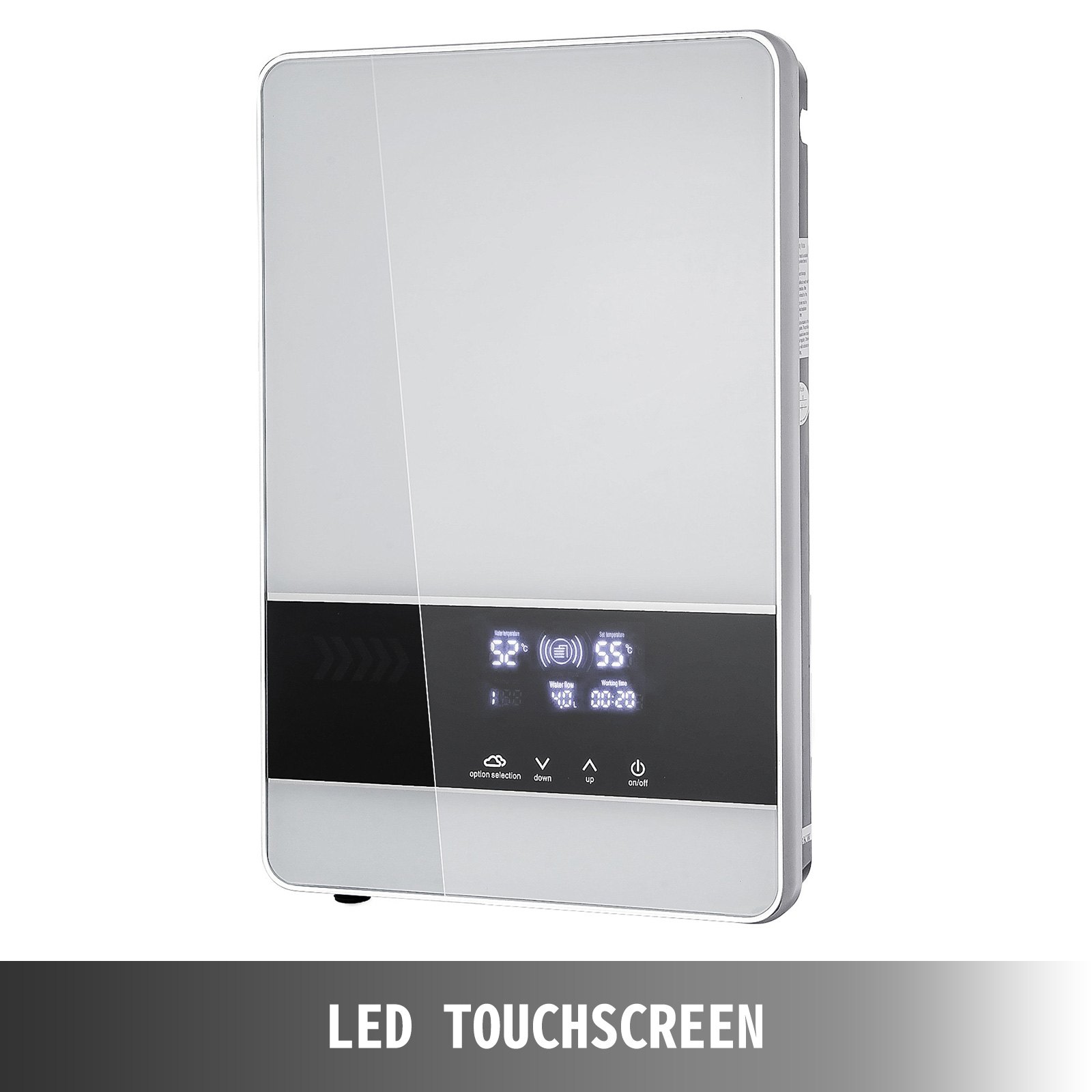 Calentador De Agua Eléctrico Instantáneo 24kw Luz Indicadora Caja Fuerte