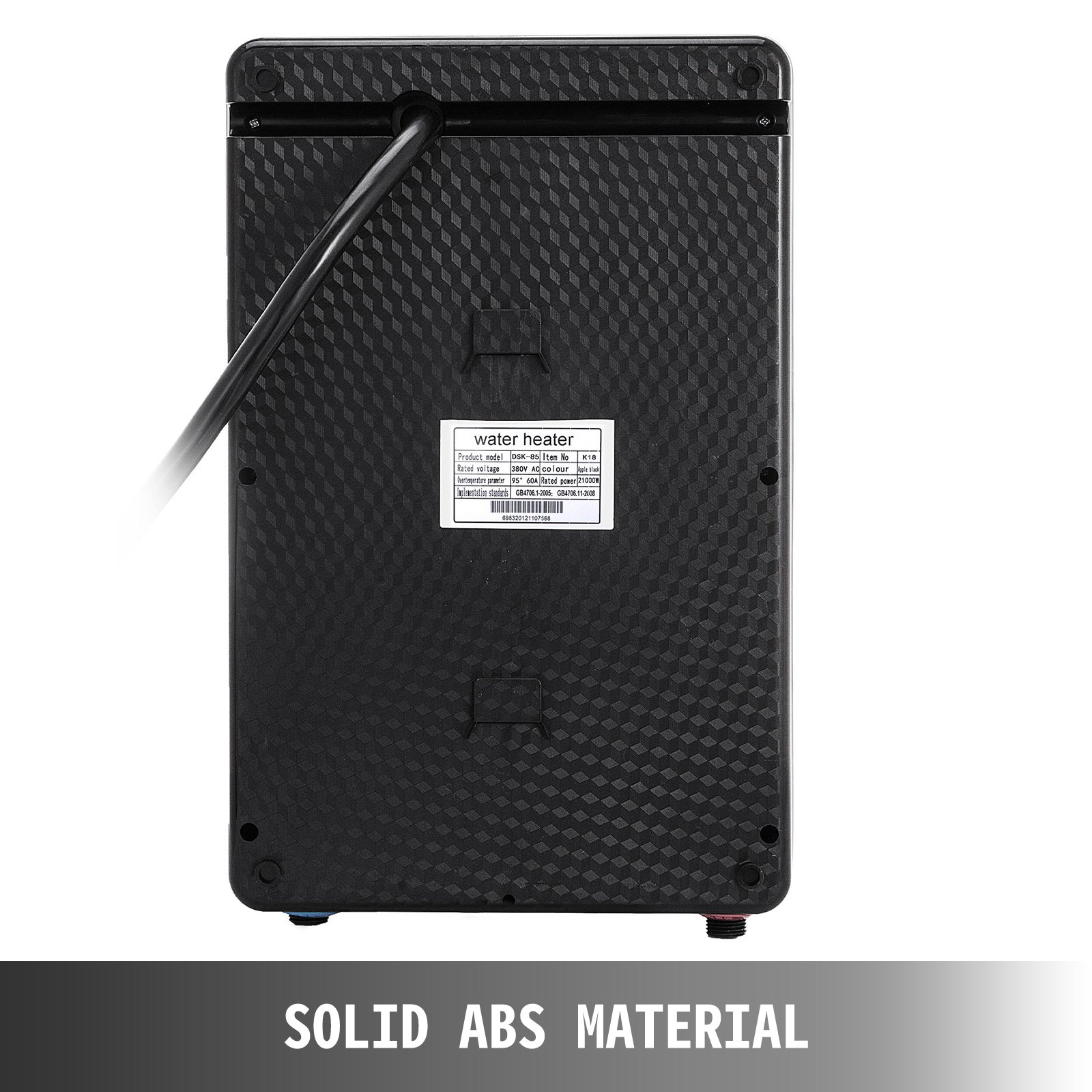 Calentador De Agua Eléctrico Instantáneo 24kw Luz Indicadora Caja Fuerte