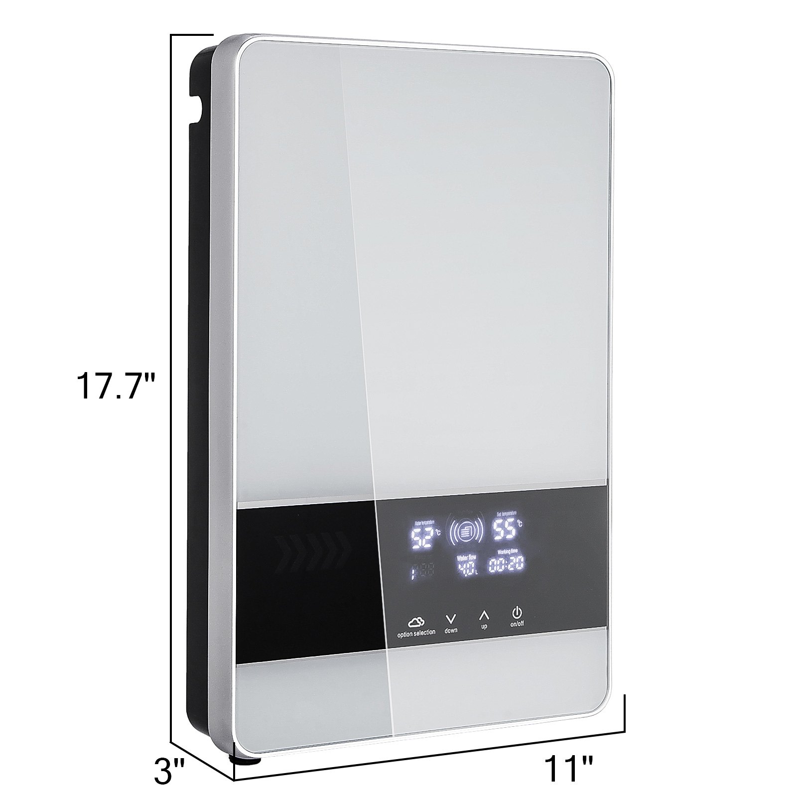 Calentador De Agua Eléctrico Instantáneo 24kw Luz Indicadora Caja Fuerte