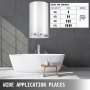 VEVOR Calentador de Agua Eléctrico 2 kW Calentador de Agua Calentador de Agua Instantáneo Eléctrico 45 L Rango de Ajuste de Temperatura 30 - 75 ℃ Presión de Agua de 0,7 MPA para Montado en Pared