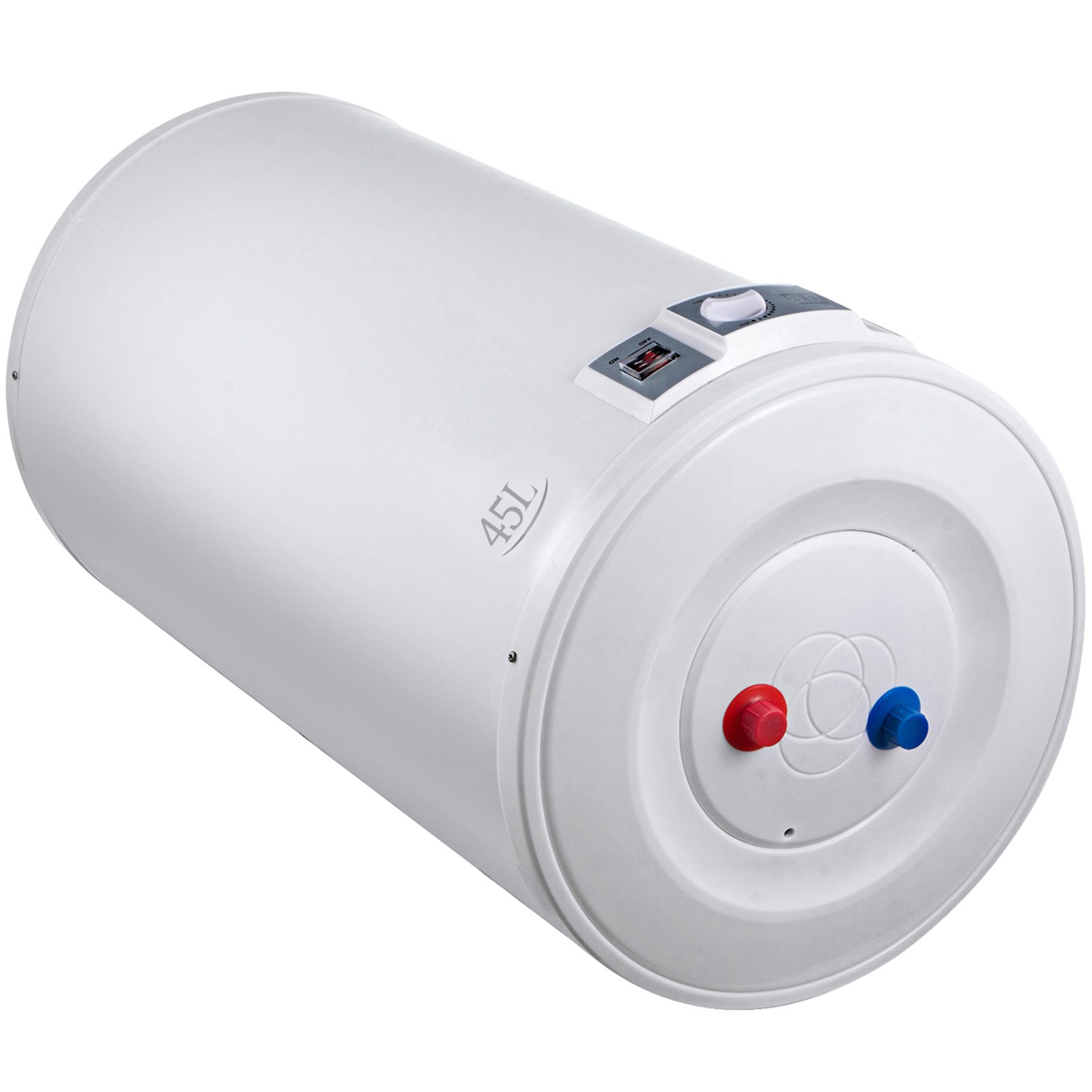 VEVOR Calentador de Agua Eléctrico 2 kW Calentador de Agua Calentador de Agua Instantáneo Eléctrico 45 L Rango de Ajuste de Temperatura 30 - 75 ℃ Presión de Agua de 0,7 MPA para Montado en Pared