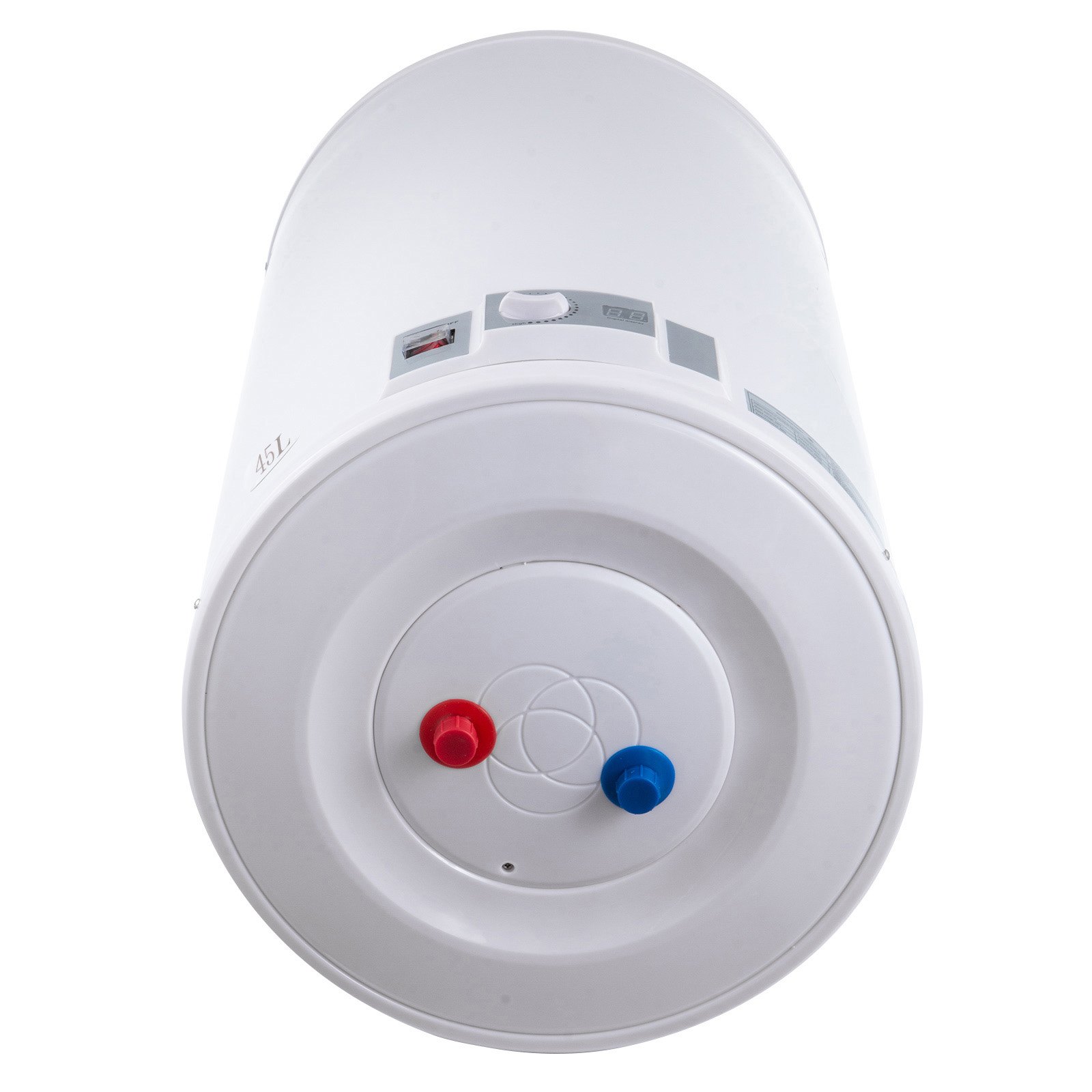 VEVOR Calentador de Agua Eléctrico 2 kW Calentador de Agua Calentador de Agua Instantáneo Eléctrico 45 L Rango de Ajuste de Temperatura 30 - 75 ℃ Presión de Agua de 0,7 MPA para Montado en Pared
